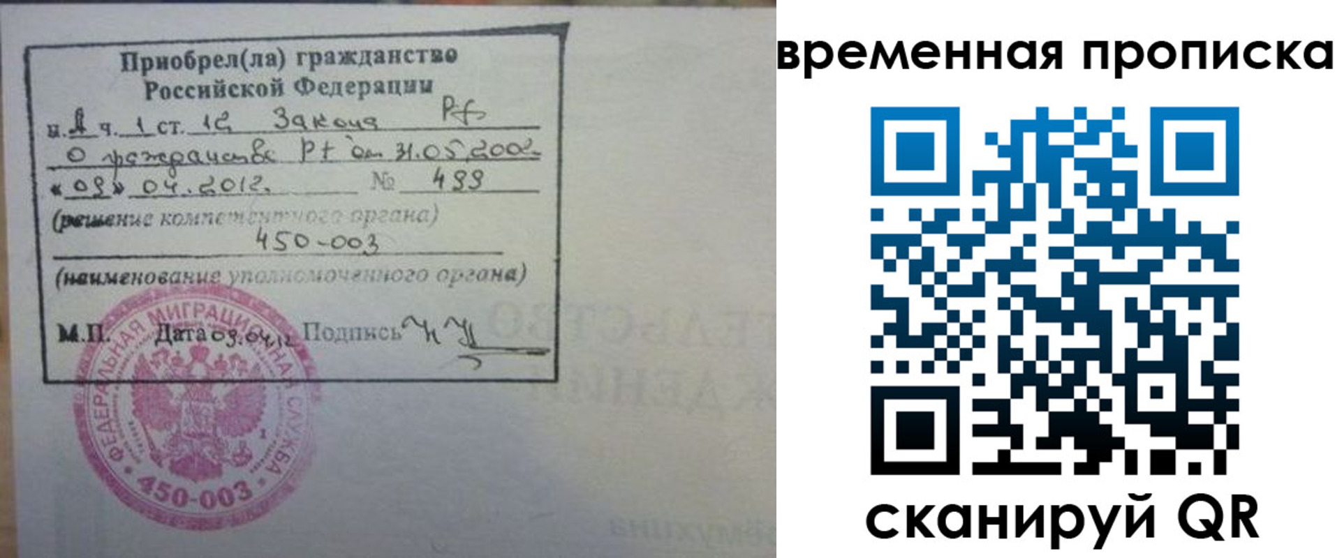 временная регистрация в Осинниках